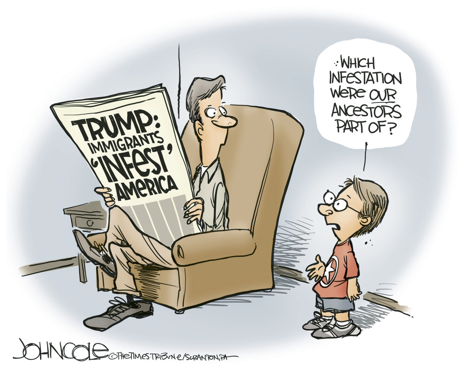 Infestations by John Cole, The Scranton Times-Tribune